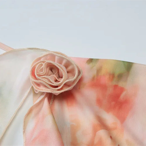 Load image into Gallery viewer, Halter Print Ruffle Sexy Maxi Dress Women Gown Summer New Fashion Sleeveless Backless Ruched Beach Club Party Dress
