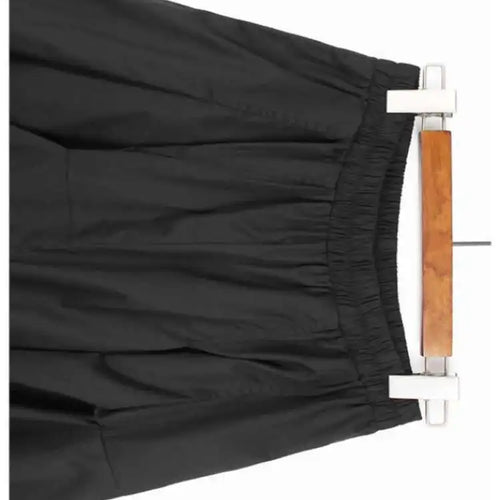 Load image into Gallery viewer, High Elastic Waist Black Irregular Pleated Casual Midi Half-body Skirt Women Fashion Tide New Spring Autumn 2025 1DJ0124
