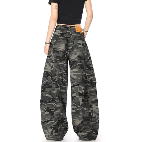 Load image into Gallery viewer, Men's Cargo Pants New American Straight Wide Leg Chic Curved Knife Stylish High Street Male Casual Summer Bottoms 9W1923
