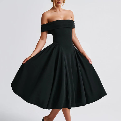 Load image into Gallery viewer, Elegant Strapless High Stretch Tight Long Dress For Women Pleated Party Club Evening Dress Sexy Backless Vestido Female
