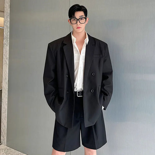 Load image into Gallery viewer, Summer Male Shorts Three Dimensional Cutting Versatile Casual Short Suit Pants Shorts Simple Pocket Male Trend 9C5671
