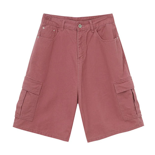 Load image into Gallery viewer, Summer New Trendy Men&#39;s Denim Shorts Retro Washed Wide Leg Short Jeans Straight Solid Color Male Casual Bottoms 9C6402
