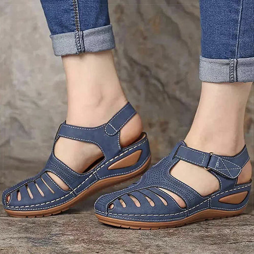 Load image into Gallery viewer, Women&#39;s Sandals Classics Summer Shoes For Women Summer Sandals Wedge Heels Sandalias De Mujer With Low Platform Footwear Female
