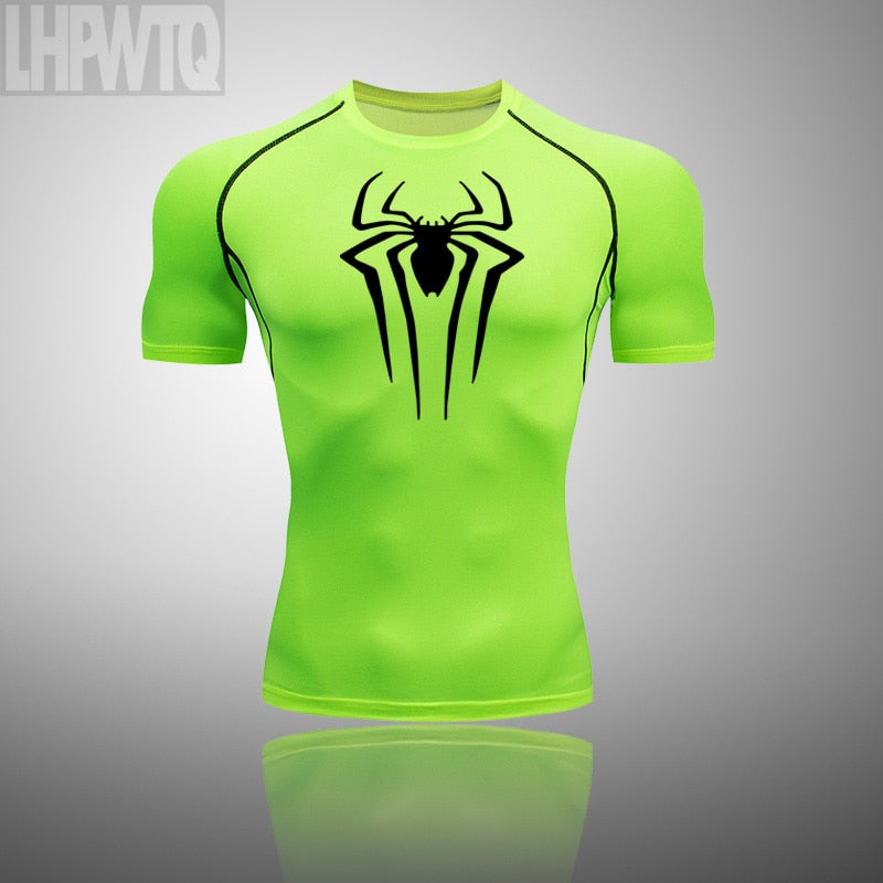 Superhero Spiderman Compression Shirts Men Sport Long Sleeve T-shirt  Sportswear Rashgard Jersey Gym Fitness T Shirt Men T Shirt - AliExpress