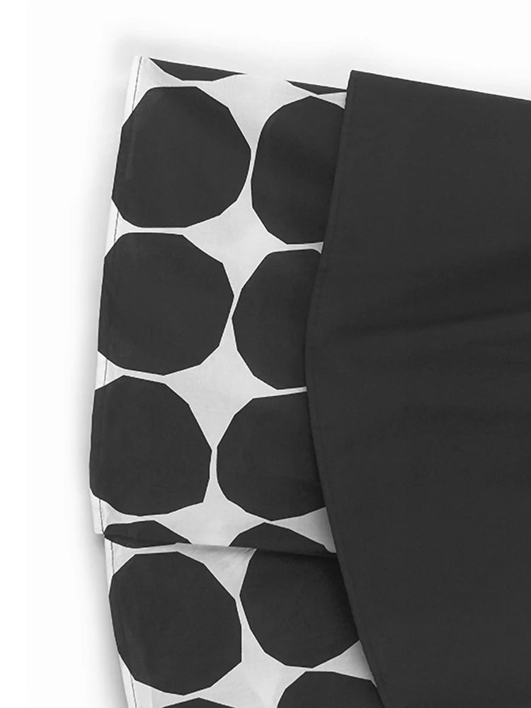 Big Size Black Dot Vest Wide Leg Pants Two Piece Suit New V-Neck Sleeveless Women Fashion Tide Spring Autumn 2025 1DJ1105