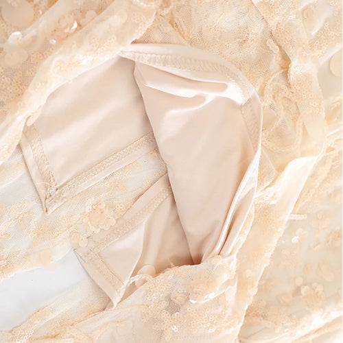 Load image into Gallery viewer, High Elastic Waist Black Sequins Tassels Elegant Long Half-body Skirt Women Fashion Tide New Spring Autumn 2025 1DJ0650
