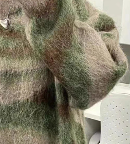 Y2k Aesthetic Contrast Color Sweaters Harajuku Men and Women Tie-dye Oversized Jumpers Autumn Grunge Vintage Casual Pullovers