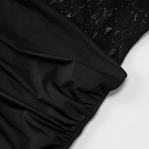 Load image into Gallery viewer, Sheer Lace Hollow Out Sexy Maxi Dress For Women Gown Halter Deep V Neck Sleeveless Backless Bodycon Long Dress
