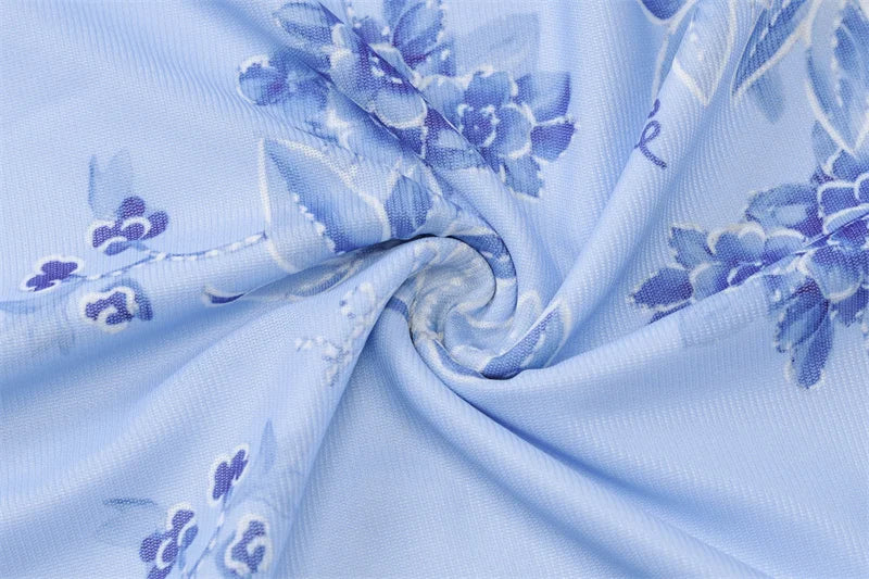 Summer Backless Print Maxi Dress Women Beach Holiday Gown Elegant Halter Deep V Neck Sleeveless Bodycon Long Dress