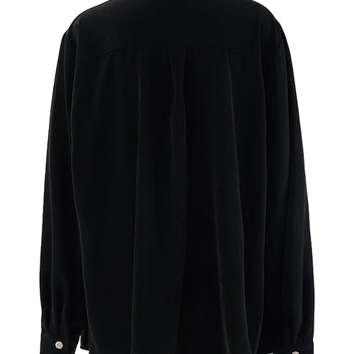 Load image into Gallery viewer, Women Brown Button Irregular Big Size Blouse New Stand Collar Long Sleeve Shirt Fashion Tide Spring Autumn 2025 CPG2111
