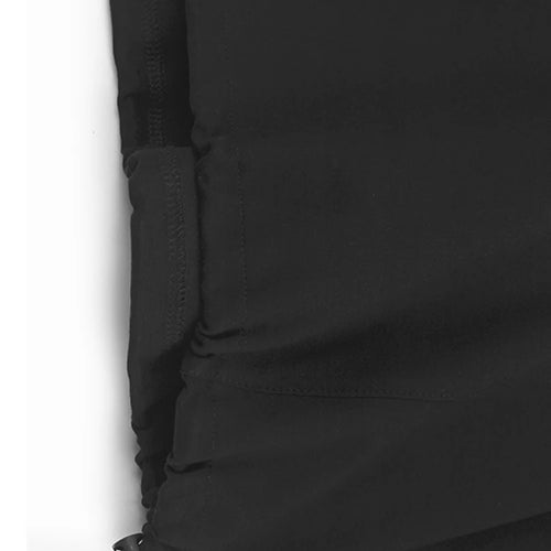 Load image into Gallery viewer, Women Black Color-block Pocket Big Size Drawstring T-shirt New Turtleneck Long Sleeve Fashion Spring Autumn 2025 1DH9383
