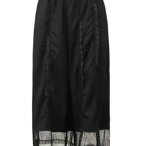 Load image into Gallery viewer, High Elastic Waist Black Mesh Perspective Wide Leg Pants New Trousers Women Fashion Tide Spring Autumn 2025 1DH5345
