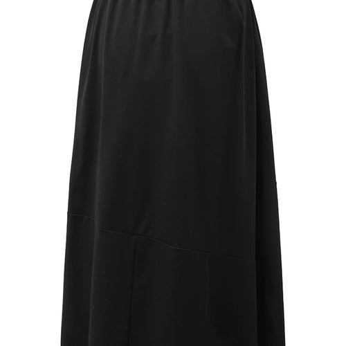 Load image into Gallery viewer, High Elastic Waist Black Flower Ribbon Pocket Midi Half-body Skirt Women Fashion Tide New Spring Autumn 2025 CPG1358
