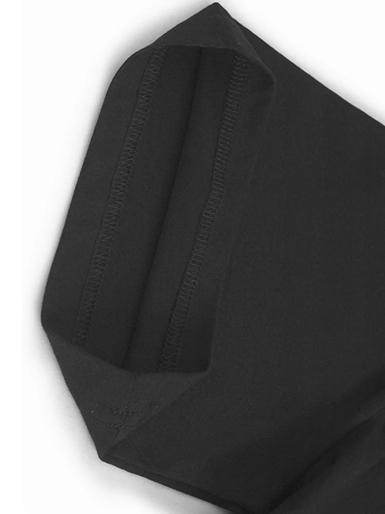 Women Khaki Ruffles Spliced Big Size Midi Dress New Round Neck Short Sleeve Fashion Tide Spring Summer 2025 1DJ1197