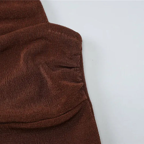 Load image into Gallery viewer, Halter V Neck Sexy Crop Tops Women Fashion Sleeveless Backless Ruched Tank Tops Female Solid Fashion Club Tops Elegant
