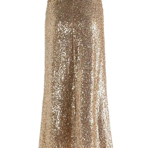 Load image into Gallery viewer, High Elastic Waist Gray Sequins Shining Elegant Long Half-body Skirt Women Fashion Tide New Spring Autumn 2025 1DH7488
