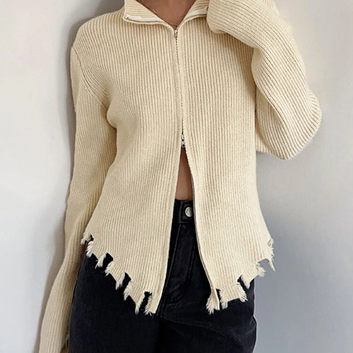 Load image into Gallery viewer, Solid Slimming Knitting Sweaters For Women Stand Collar Long Sleeves Casual Sweater Female Fashion Clothing
