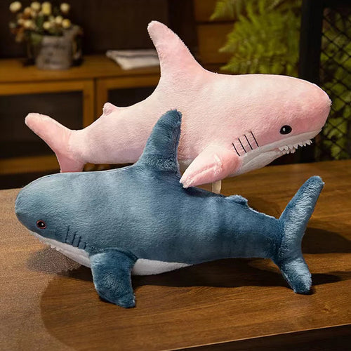 Load image into Gallery viewer, 1pc 45/60CM Kawaii Multicolour Plush Shark Plush Toys Cartoon Animal Shark Doll Lovely Birthday Gift for Kids Boys
