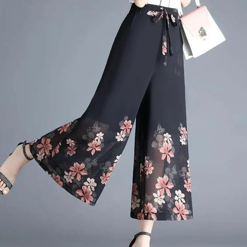 Load image into Gallery viewer, Black 10 Style Can Choose Women Pants Waist Strap Female Trousers Vetement Femme 2023 Wide Leg Pant Korean Fashion Harajuku v1
