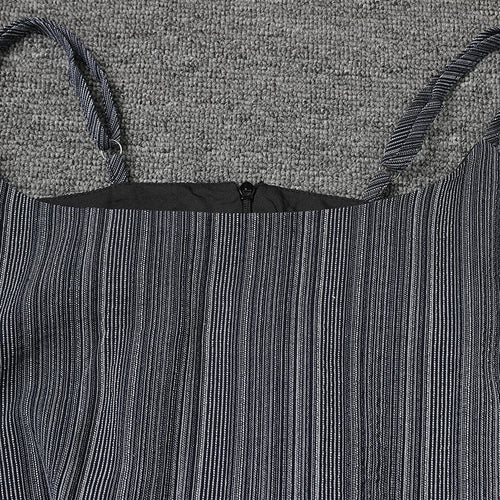 Load image into Gallery viewer, Women White Belted Elegant Spaghetti Strap Mini Dress New Round Neck Sleeveless Fashion Tide Spring Summer 2025 CPG3145
