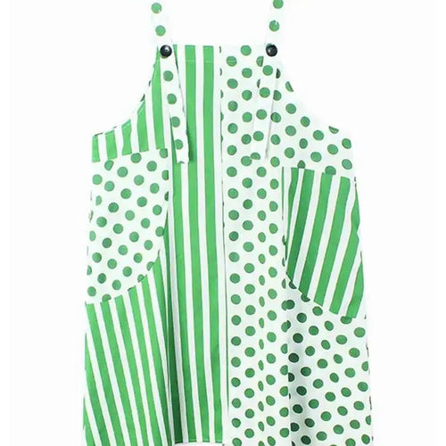 Load image into Gallery viewer, Women Black Dot Printed Big Size Pocket Strap Dress New Square Collar Sleeveless Fashion Tide Spring Autumn 2025 1DH6187
