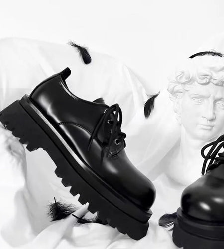 British style men's shoes new solid color PU leather casual lace-up height Increasing Shoe spring fashion 2025 9C9228