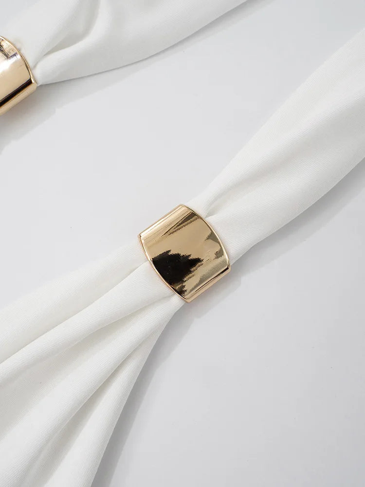 Halter Deep V Neck Sexy Maxi Dress For Women Fashion Solid Sleeveless Backless Lace-up Club Party Long Dress Vestido