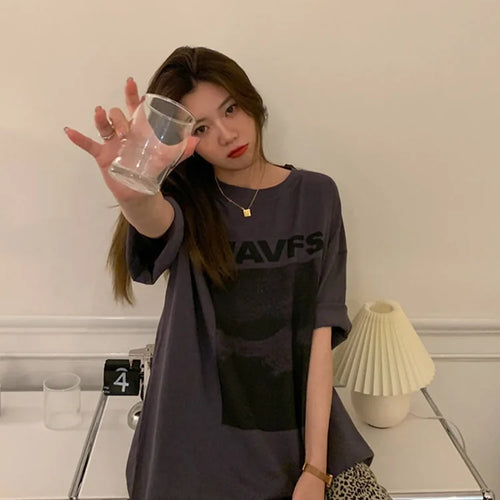 Load image into Gallery viewer, Women&#39;s T-shirts Creative Fashion White T Shirt Female Summer Tee Shirt Short Sleeve  Harajuku Streetwear
