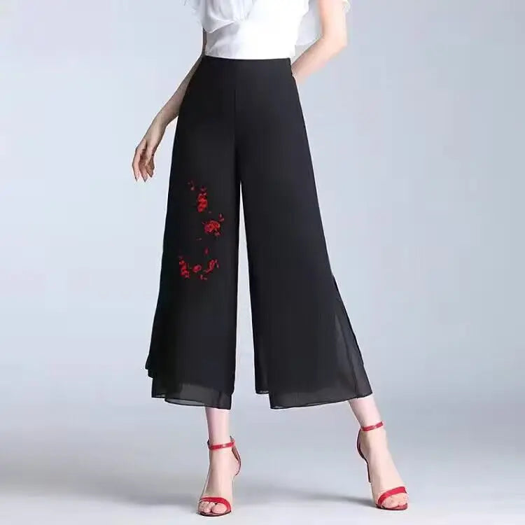 Black 10 Style Can Choose Women Pants Waist Strap Female Trousers Vetement Femme 2023 Wide Leg Pant Korean Fashion Harajuku v1