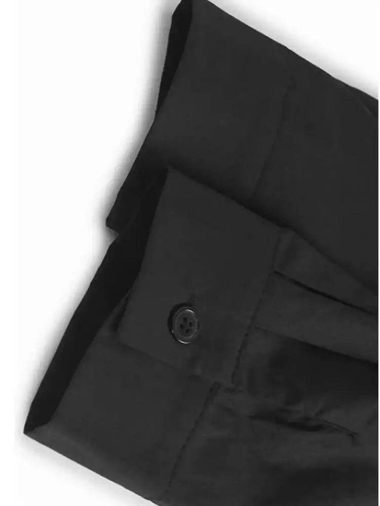 Women Black Mesh Perspective Big Size Midi Shirt Dress New Lapel Long Sleeve Fashion Tide Spring Autumn 2025 1DJ0140