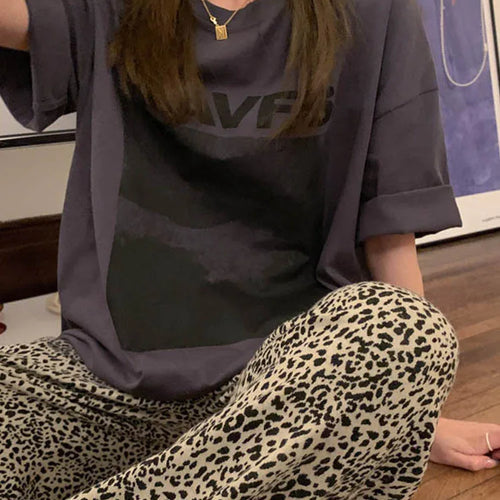 Load image into Gallery viewer, Women&#39;s T-shirts Creative Fashion White T Shirt Female Summer Tee Shirt Short Sleeve  Harajuku Streetwear
