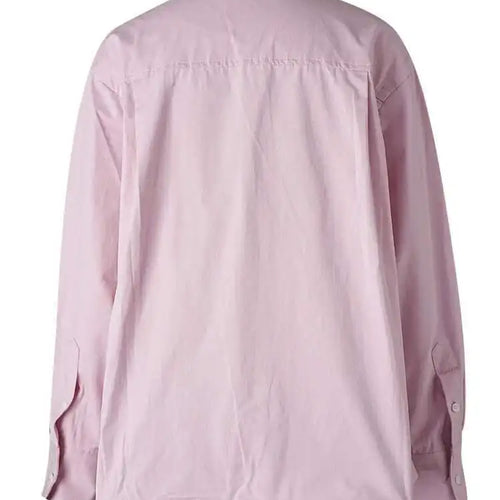 Load image into Gallery viewer, Women Blue Brief Shaped Big Size Casual Blouse New Lapel Long Sleeve Shirt Fashion Tide Spring Autumn 2025 CPG2742
