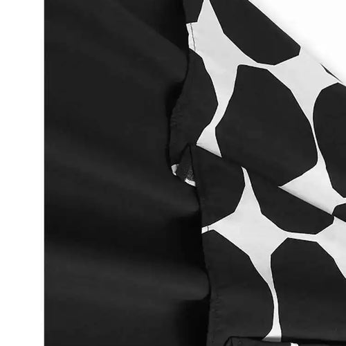 Load image into Gallery viewer, High Elastic Waist Black Dot Printed Irregular A-line Half-body Skirt Women Fashion Tide New Spring Autumn 2025 1DH6191
