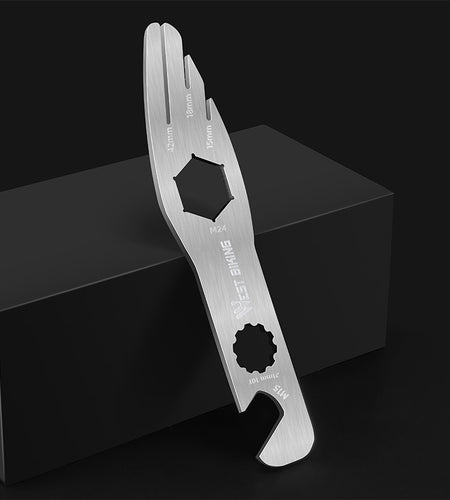 MTB Bicycle Disc Brake Rotor Alignment Truing Tools Mountain Bike Disc Flattening Correction Pedals Wrench Stainless Steel Tool