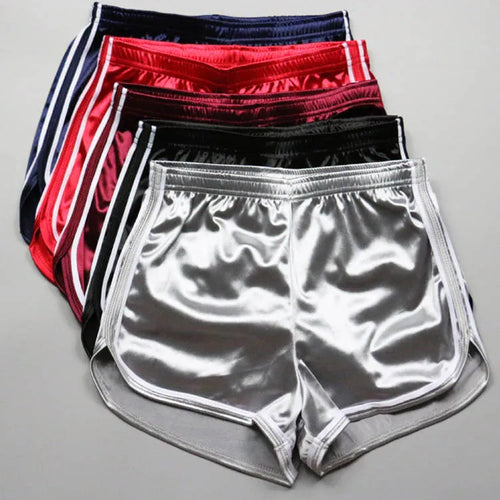 Load image into Gallery viewer, Women Shorts Summer Silk Slim Beach Casual White Egde Shorts Hot
