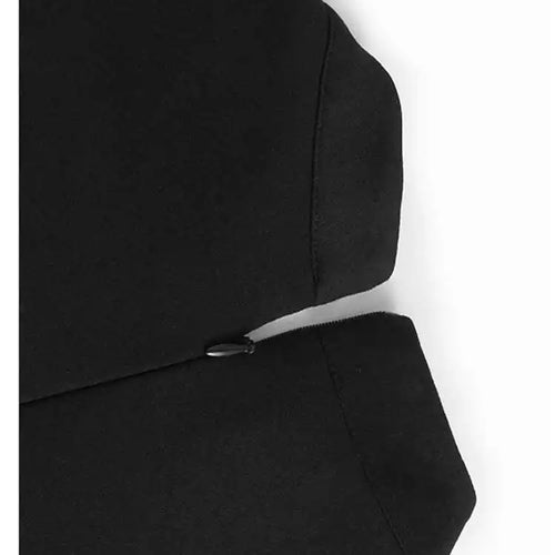 Load image into Gallery viewer, Women Black Three-dimensional Flower Lace Big Size Dress New Turtleneck Short Sleeve Fashion Spring Autumn 2025 1DH8218
