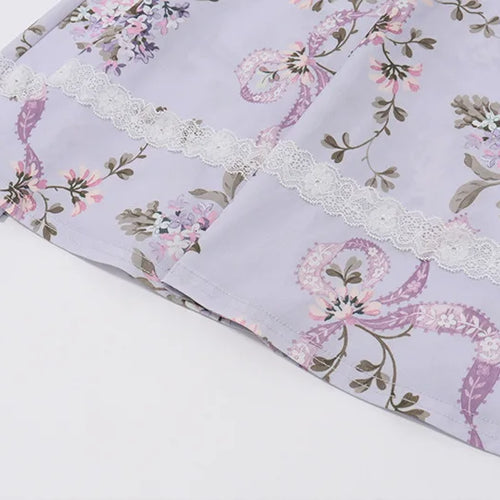 Load image into Gallery viewer, Floral Print Backless Sexy Mini Dress Women Robe Summer Fashion Square Collar Sleeveless High Waist A-line Club Dress
