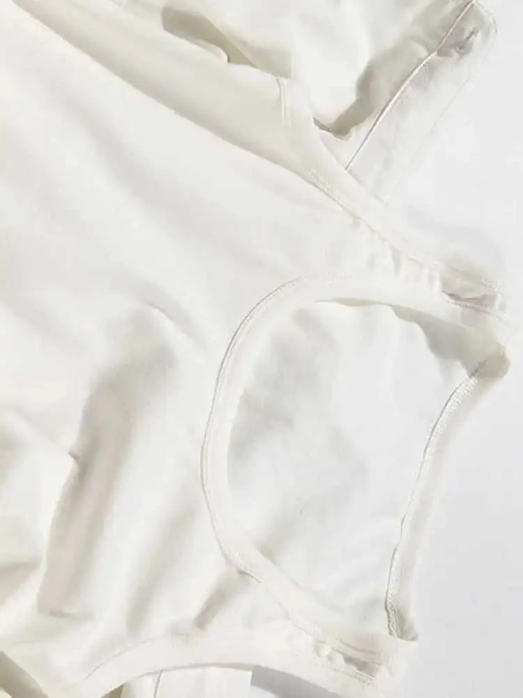 Women White Irregular Knot Split Big Size  Dress New Lapel Long Sleeve Loose Fit Fashion Spring Summer 2025 1X3420