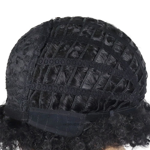 Load image into Gallery viewer, Big Curly Wigs Black Women Synthetic Hair Replacement Full Wigs Colly Hairstyle Cosplay Halloween Costume Party Wig Curly Short
