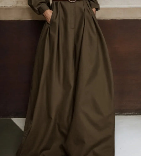 Loose Women's Casual Pant Outifits Fall 2024 traf Floor Wide Leg Trousers with Pocket for Female Y2k Clothes Spring