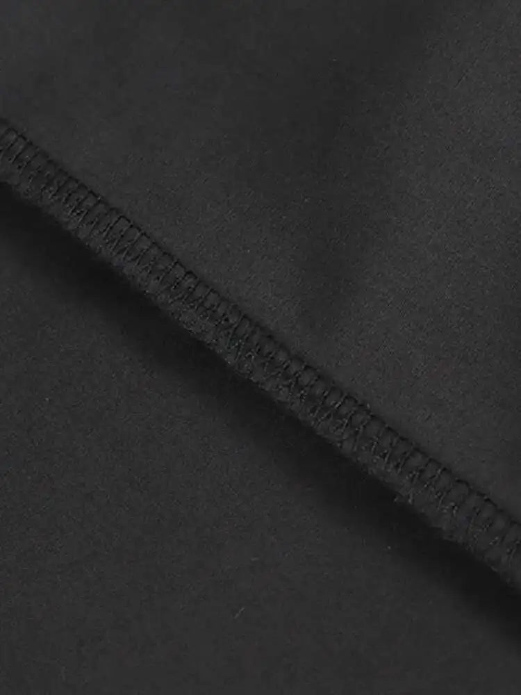 Women Black Irregular Shirt Dress New Lapel Lartern Long Sleeve Belt Waist Loose Fashion Tide Spring Autumn 2025 1DH2257