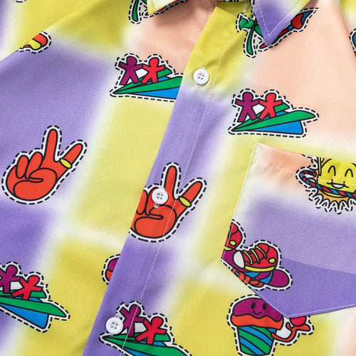 Load image into Gallery viewer, Vintage Hawaiian Shirts Streetwear Retro Graphic Printed Tie Dye Summer Beach Blouse Harajuku Hip Hop Baggy Short Sleeve Tops
