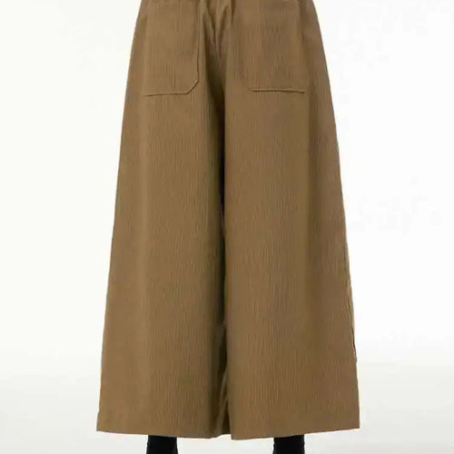 Load image into Gallery viewer, High Elastic Waist Khaki Pleated Pocket Long Wide Leg Pants New Trousers Women Fashion Tide Spring Autumn 2025 1DH6558
