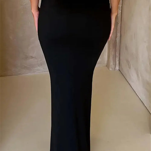 Load image into Gallery viewer, Thickened Fabric Sexy Maxi Skirt Women 2023 Autumn Winter New Solid High Waist Skinny Club Party Long Skirt Elegant
