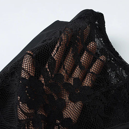 Load image into Gallery viewer, Sheer Lace Hollow Out Sexy Maxi Dress For Women Gown Halter Deep V Neck Sleeveless Backless Bodycon Long Dress
