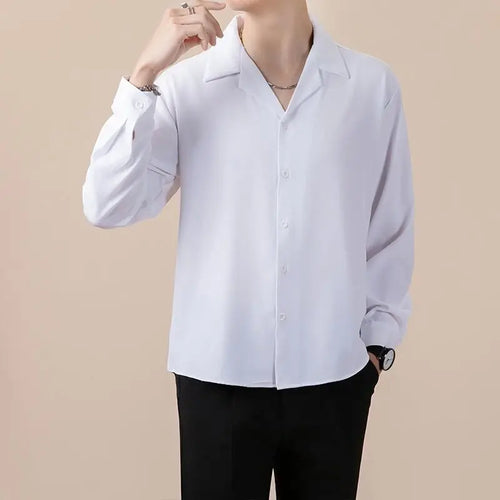 Load image into Gallery viewer, Male Shirts Spring Autumn Tide Loose Casual Style Men's Long Sleeved Turn-down Collar New Fashionable Shirts 9W120501
