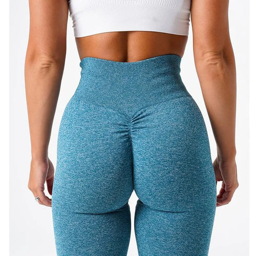 Load image into Gallery viewer, High Waist Nylon Scrunch Yoga Pant Women Sport Legging Gym Squat Proof Fitness Hip Lift Workout Shorts Tights Active Wear
