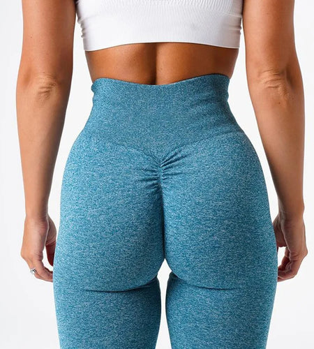 High Waist Nylon Scrunch Yoga Pant Women Sport Legging Gym Squat Proof Fitness Hip Lift Workout Shorts Tights Active Wear