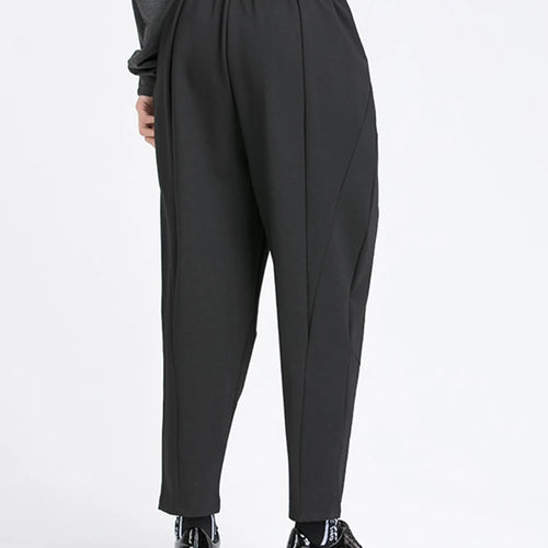 Load image into Gallery viewer, High Elastic Waist Black Long Split Joint Harem Trousers New Loose Fit Pants Women Fashion Tide Spring Autumn 2025 1Y766
