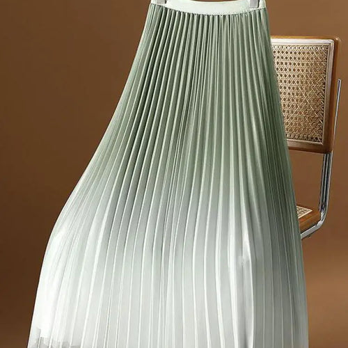 Load image into Gallery viewer, 2023 Summer Tulle Mesh Gradient Skirt High-end High Waist Long Skirt Elegant Evening Party Sexy A-line Pleated Skirts Women Boho
